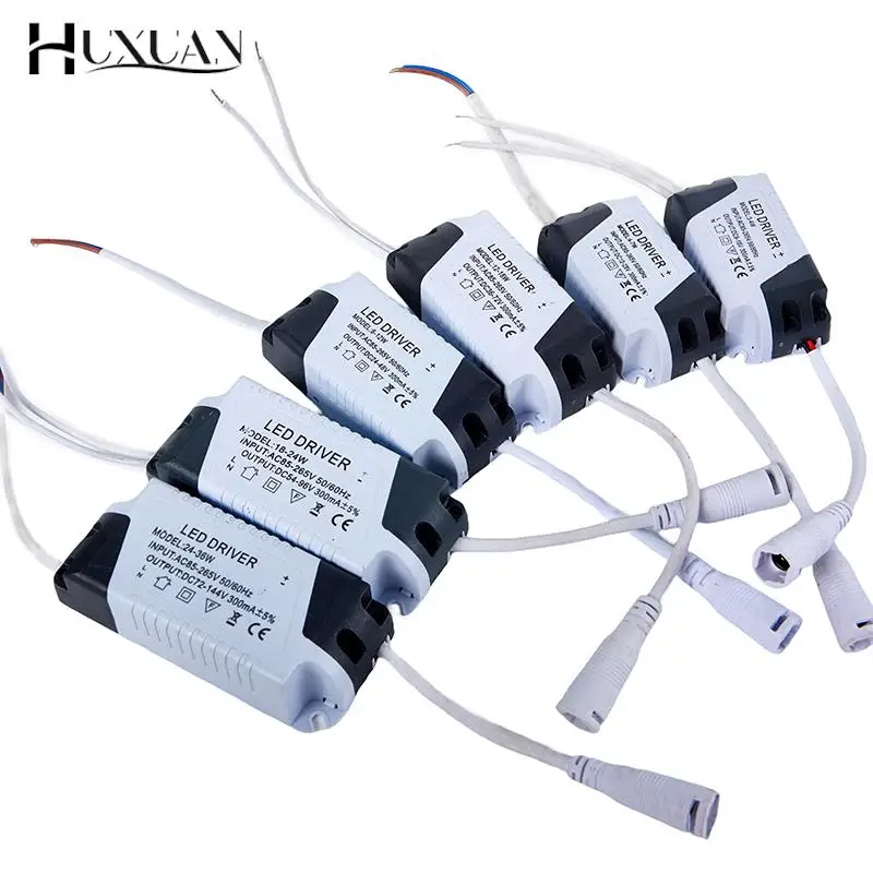 1PC  3-4W/4-7W/8-12W/12-18W/18-24W/24W-36W New Transformer LED Lamp Driver