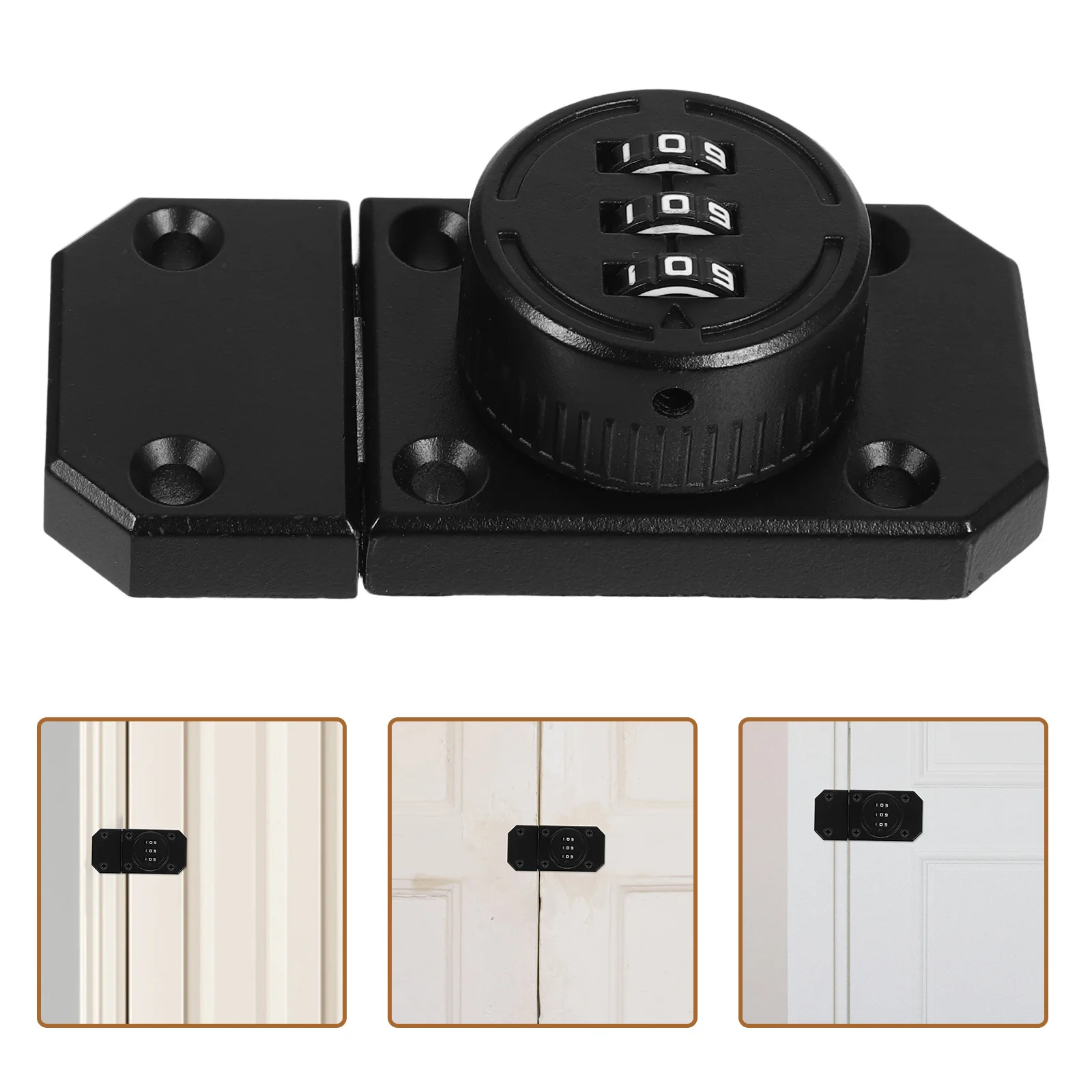 

1 Set Cabinet Lock Password Security Latch For Closet Door Household Safety Chain Locks Versatile Door Cabinet Locks For Adults