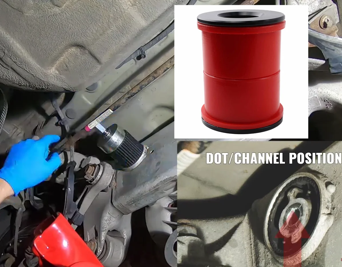 Polyurethane Rear Diff Mount Bushing 33316792872 For BMW F10 F07 5 6 7 Series F‑Chassis 528xi 535xi 550xi