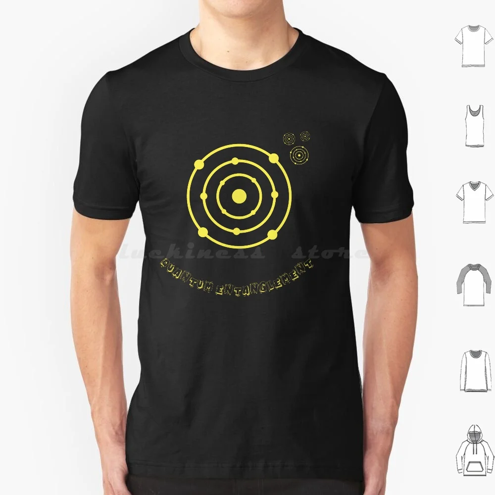 Quantum Entanglement T Shirt 6xl Cotton Cool Tee Quantum Quantum Entanglement Science Physics Theory Love Mechanics Bang Dirac