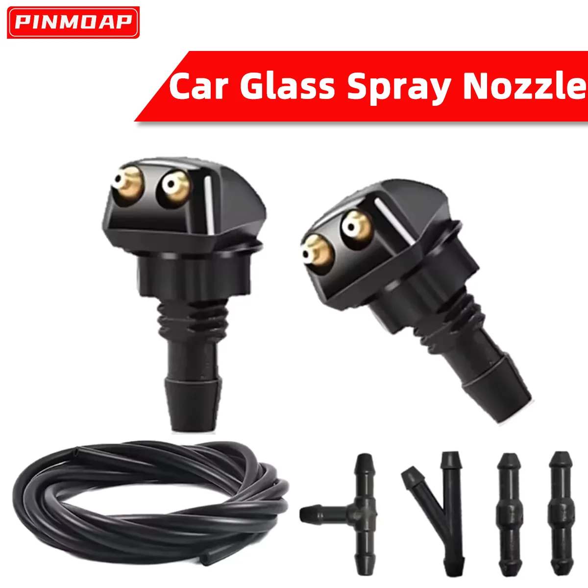 

Насадка для очистки лобового стекла автомобиля, регулируемая насадка, резиновый распылительный шланг, комплект соединительных шлангов I T Y, аксессуары для автомобиля