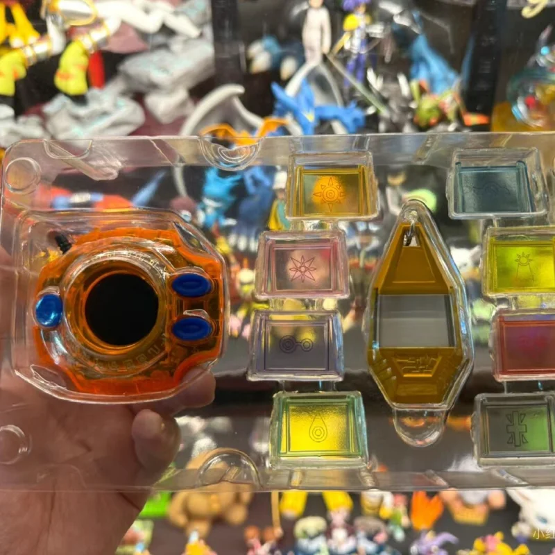 バンダイ-25周年記念のデジモンアドベンチャーマシンdxセット,本物の