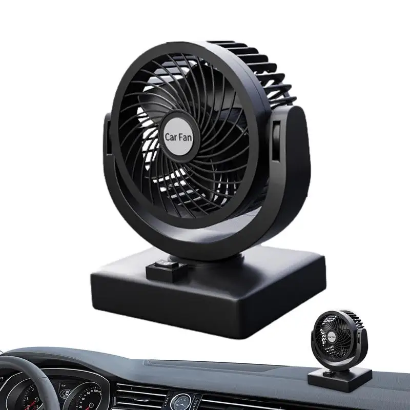 

USB Automotive Cooling Fan Portable Quiet Cooling Fan 360-degree rotating and adjustable mini fan two-speed desktop blower