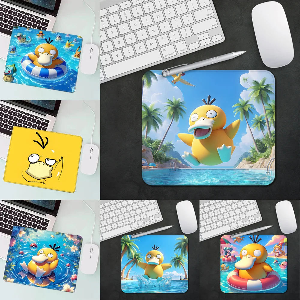 Gaming Mouse Pad XS Small Mousepad For PC Cute Psyducks Gamer Desktop Decoration Office Mouse Mat Deskmat Rug