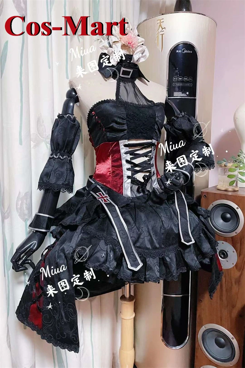 

Cos-Mart Game Azur Lane Prinz Eugen Косплей Костюм Милое элегантное платье горничной Одежда для ролевых игр на заказ