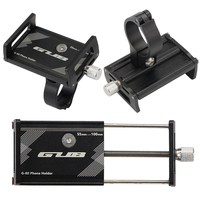 Bicycle Headset Phone Mount Quick Attach/Detach Electric Scooter Phone Holder Aluminum Alloy for 2.16 To 3.93 in Smartphone