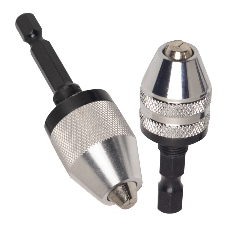 Electric Grinding Chuck With Adjustable Hexagonal Handle Drill Flat Tail Chunk  Electric Drill Bits Chuck Power Tool Accessories