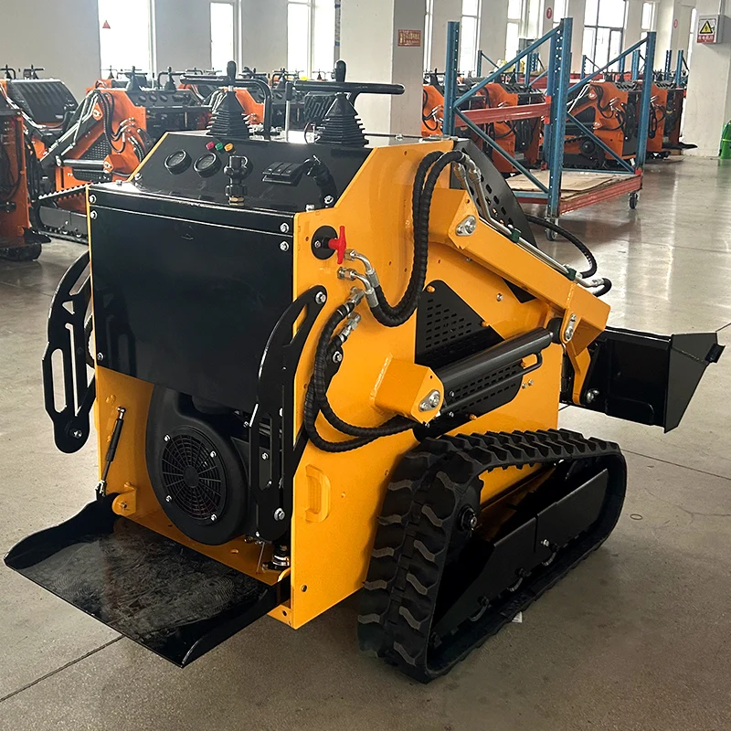 Customized Cheap price CE/EPAskid steer loader mini skid steer Small garden loader track mini skid steer loader for sale