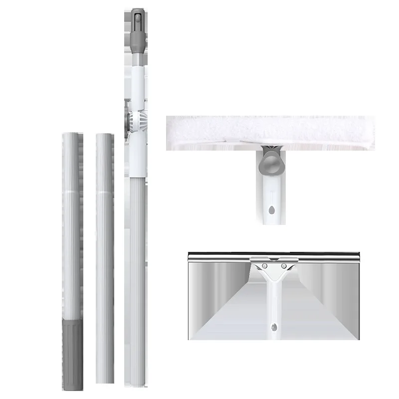 

Window cleaning artifact, extended rod, universal steering glass wiper, long handle super long glass cleaning door tool