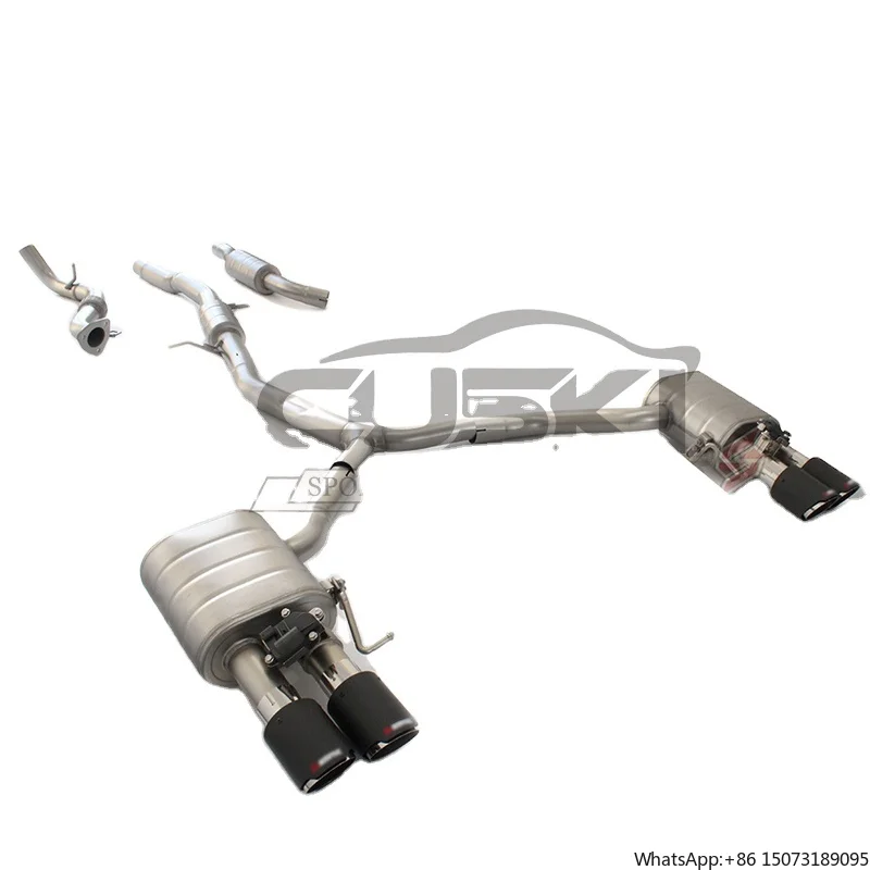 

Высококачественная выхлопная система Catback для A4/A5/B8/B9 2.0T 2016-2022 из нержавеющей стали 304 с клапаном управления