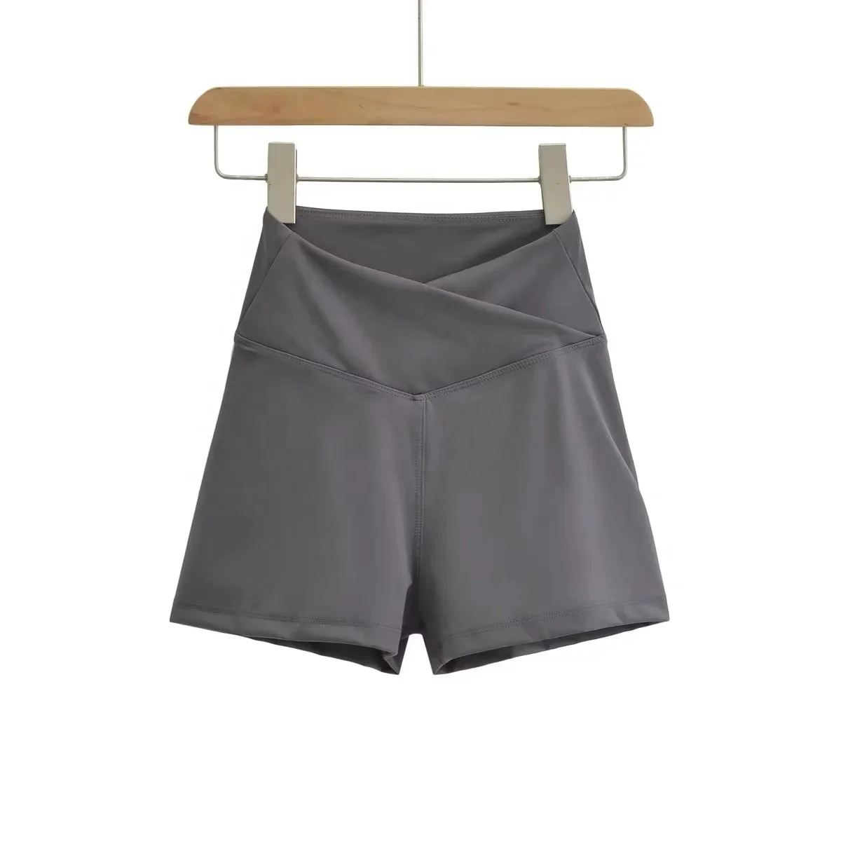 Women High Waist Soft Comfortable Compression V Cut Running Shorts New Sexy With Push Up Running Sports gym yoga shorts