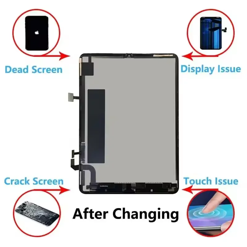 OEM LCD For Apple iPad Air 1 2 3 4 5 2019 2020 2022 A2324 A2123 A2591 A2072 A2152 Touch Screen Display Assembly Replacement
