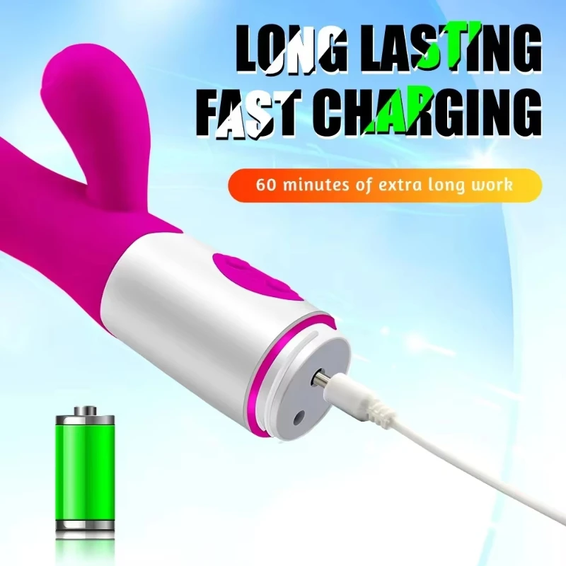 أرنب هزاز للنساء المهبل G-بقعة الحلمة البظر محفز Thrusting تلسكوبي الدورية دسار للكبار ألعاب مثيرة 18 +