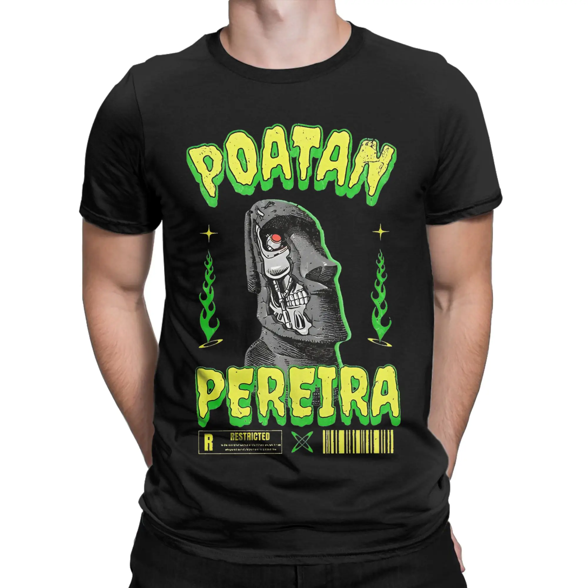 Kickboxing Alex Poatan Pereira T-Shirt for Men Women  Unique Cotton Tees Crewneck Short Sleeve T Shirts Graphic Tops