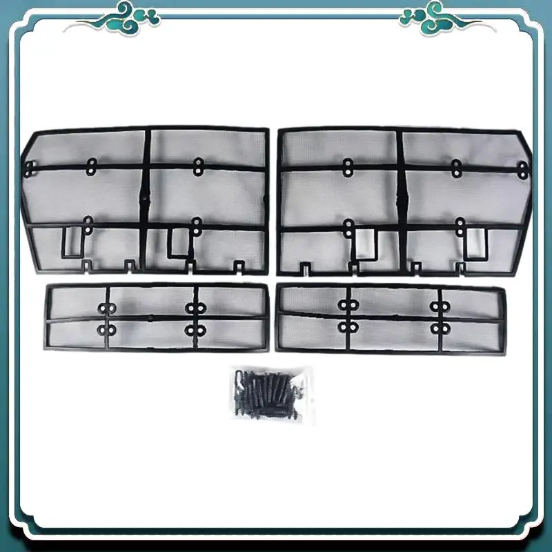 

Premium 4PCS Grille Insect Screening Mesh Front Grille Net For Toyota Land Cruiser Prado 2018 2019 FJ 150 Parts Accessories