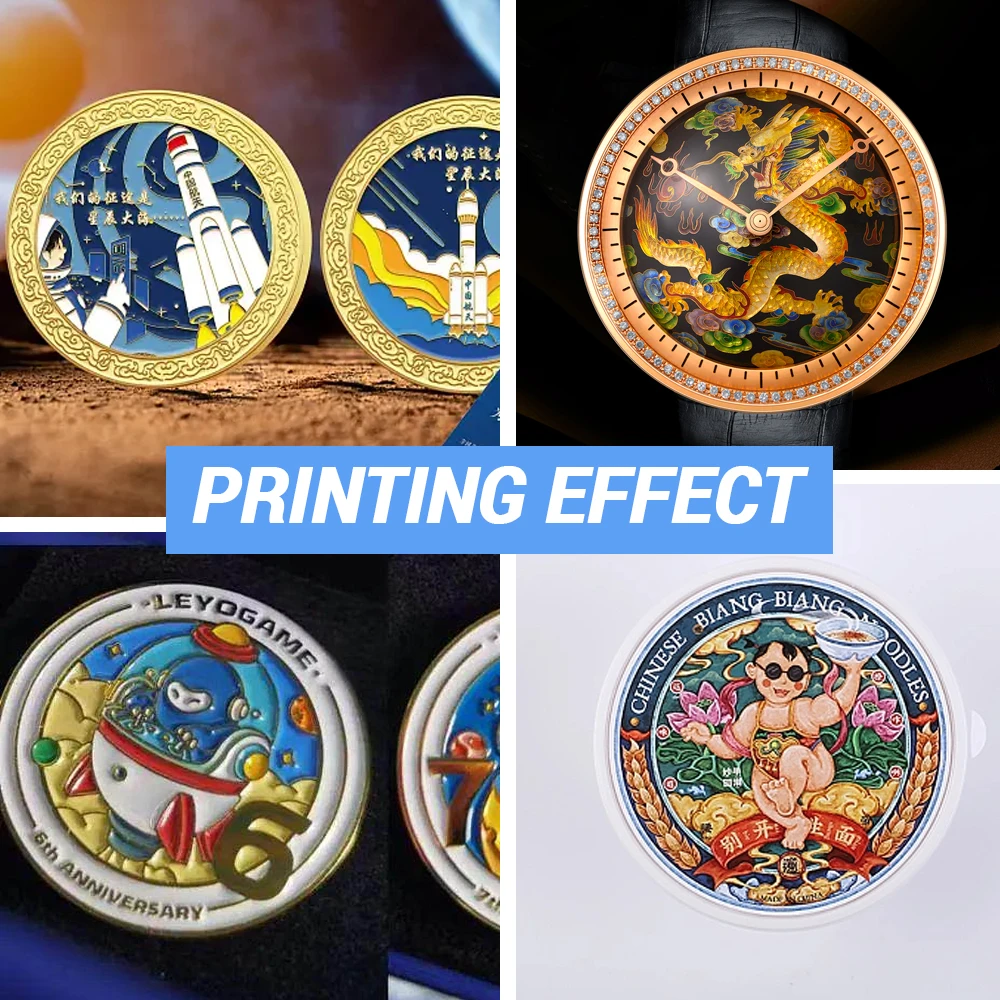 For Newest Technology RF-CO1 Gold Coins Printer Wifi Online Custom Gold Coins Printing Machine For Small Business