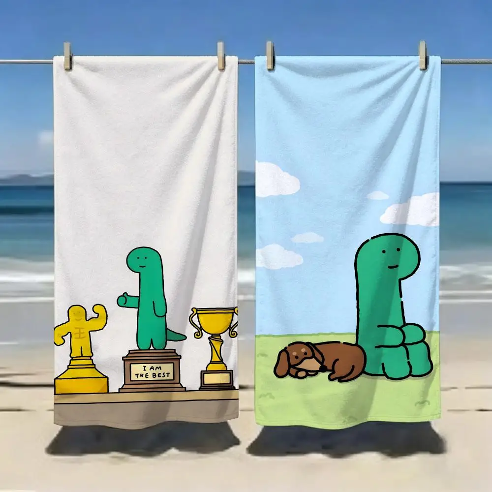 Cartoon J-JOGUMAN Towel Microfiber soft Beach Towel for Travel Fitness Sauna Bathing Camping