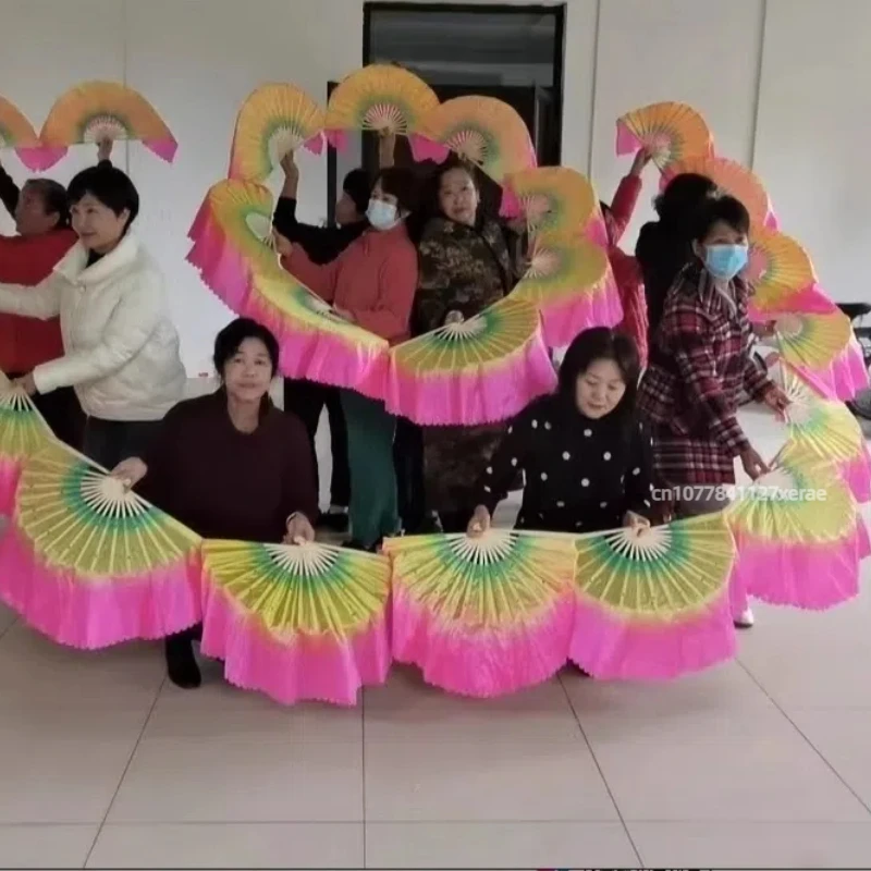 Танец живота с расширенным танцевальным веером, кадриль с витым веером Янко, двусторонняя пара танцевальных реквизитов для выступлений