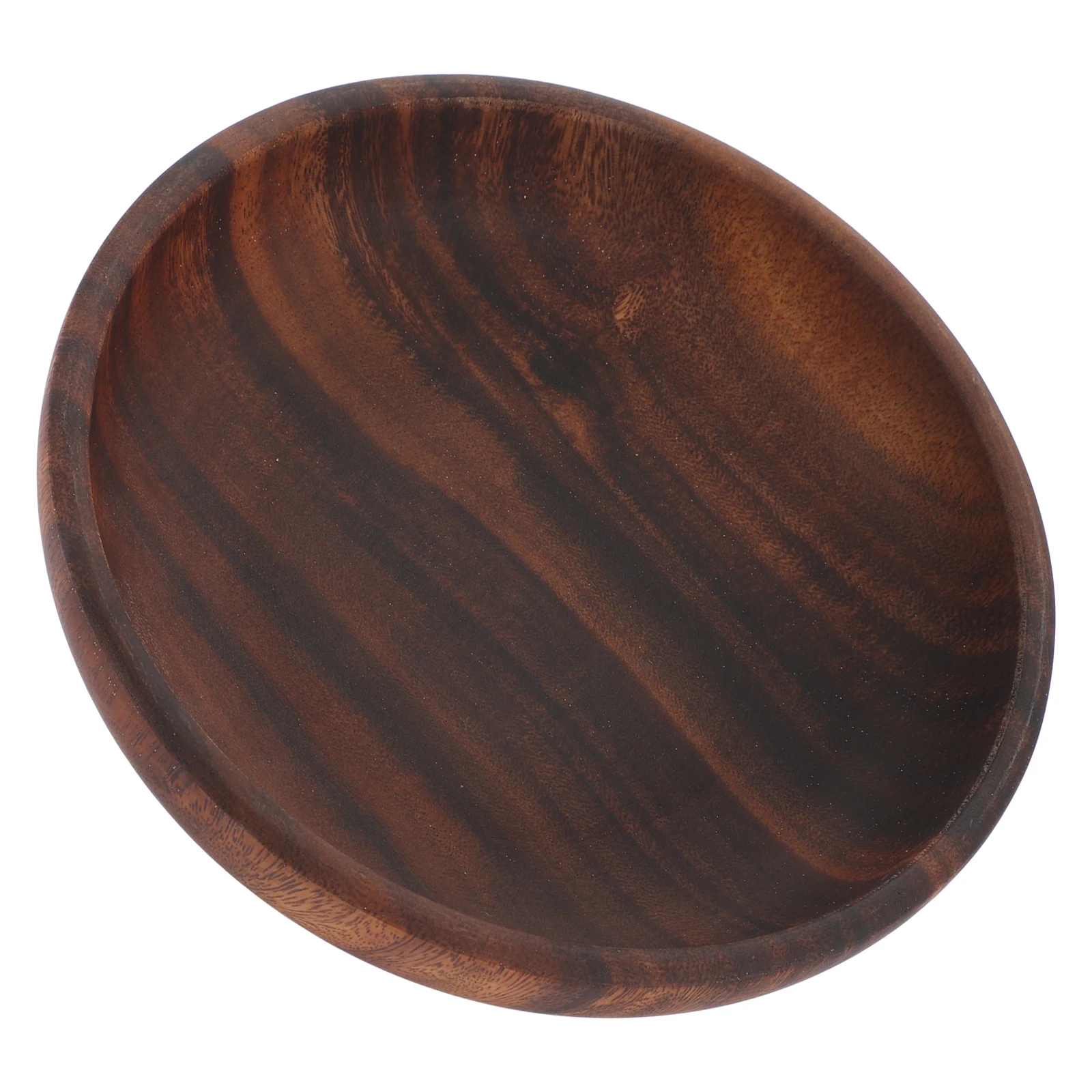

Acacia Wood Fruit Bowl 20x4 5cm Lightweight Snack Tray Home Kitchen Salad Bowls Wooden Plates Craft bowls for Serving Food