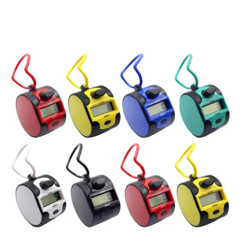 عداد تالي محمول باليد، أداة عداد رياضية إلكترونية مكونة من 5 أرقام، أداة عد رياضية إلكترونية LCD يدوية #2