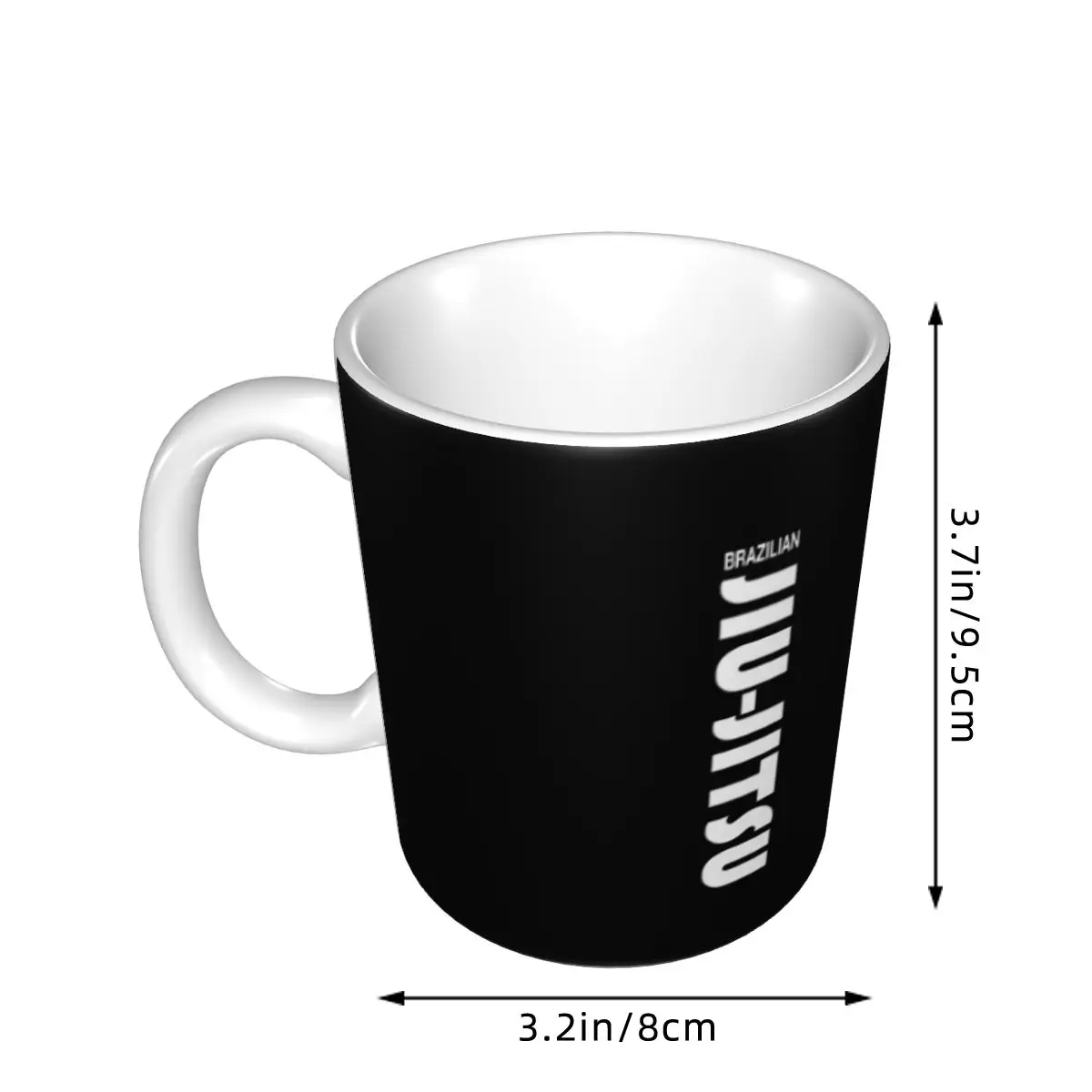 Brazilian Jiu Jitsu (BJJ) Mug Funny Ceramic Coffee Cups Tea Mugs Milk Cup Drinkware Gifts for Friends