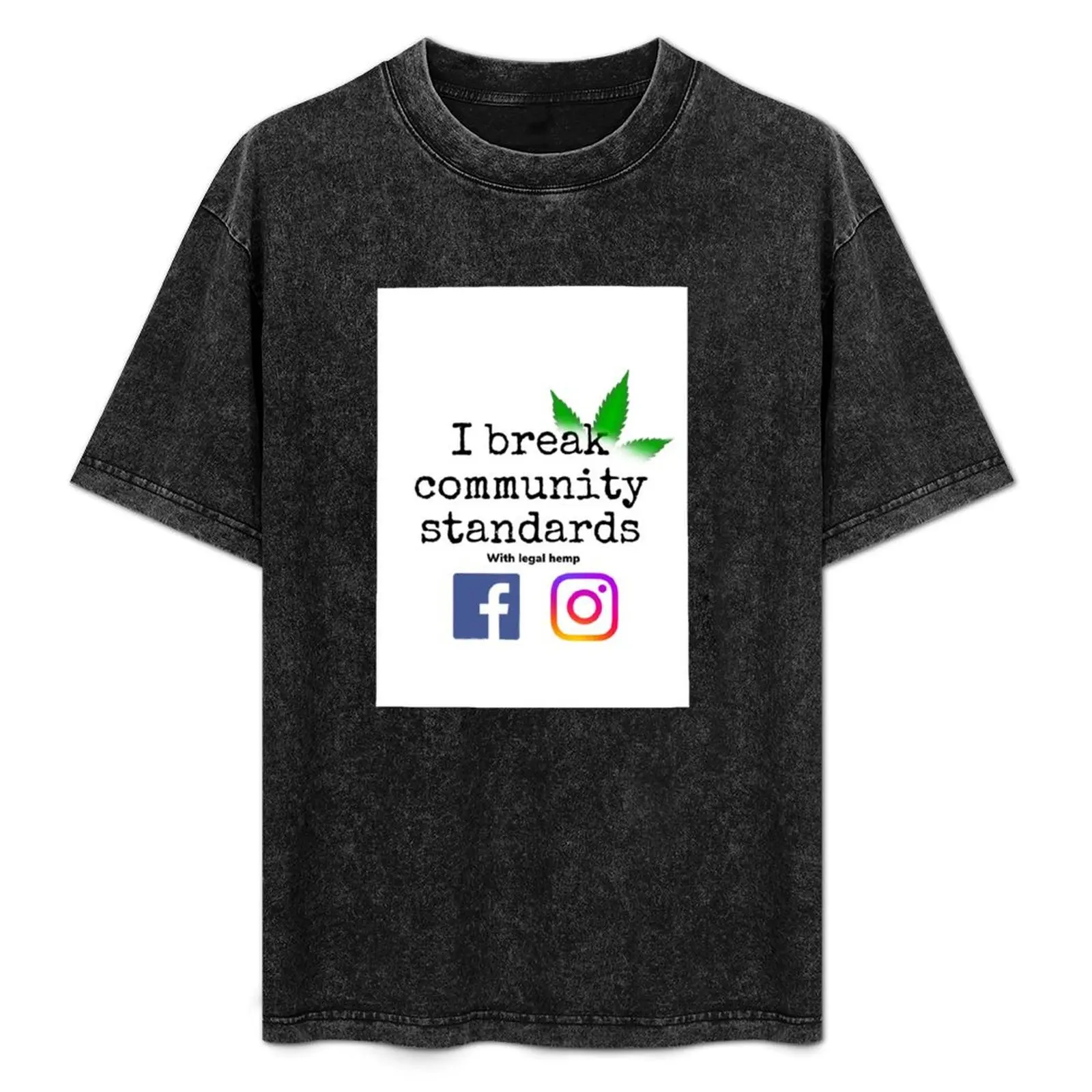 I break community standards T-Shirt Moisture Wicking Athletic T-Shirt