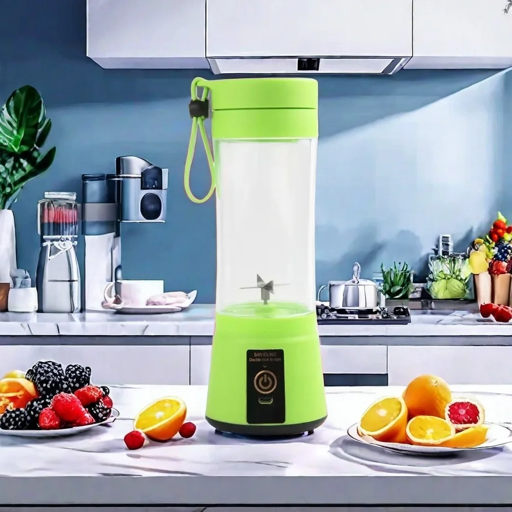 6 Blade Juicer Cup Maker for Kitchen Portable On-the-Go Juice Blender Summer Personal Electric Mini Bottle Home USB