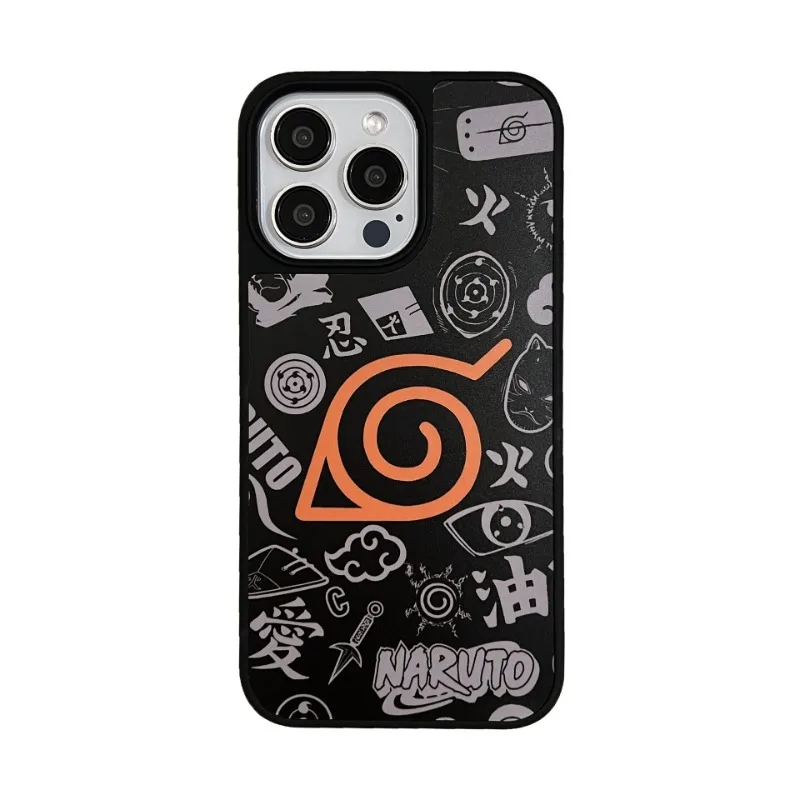 Naruto Phone Case for IPhone16 15 14 13 Pro Max Plus TPU All Inclusive Soft Cover Anti Drop Abrasion Shell Phone Anime Accessory