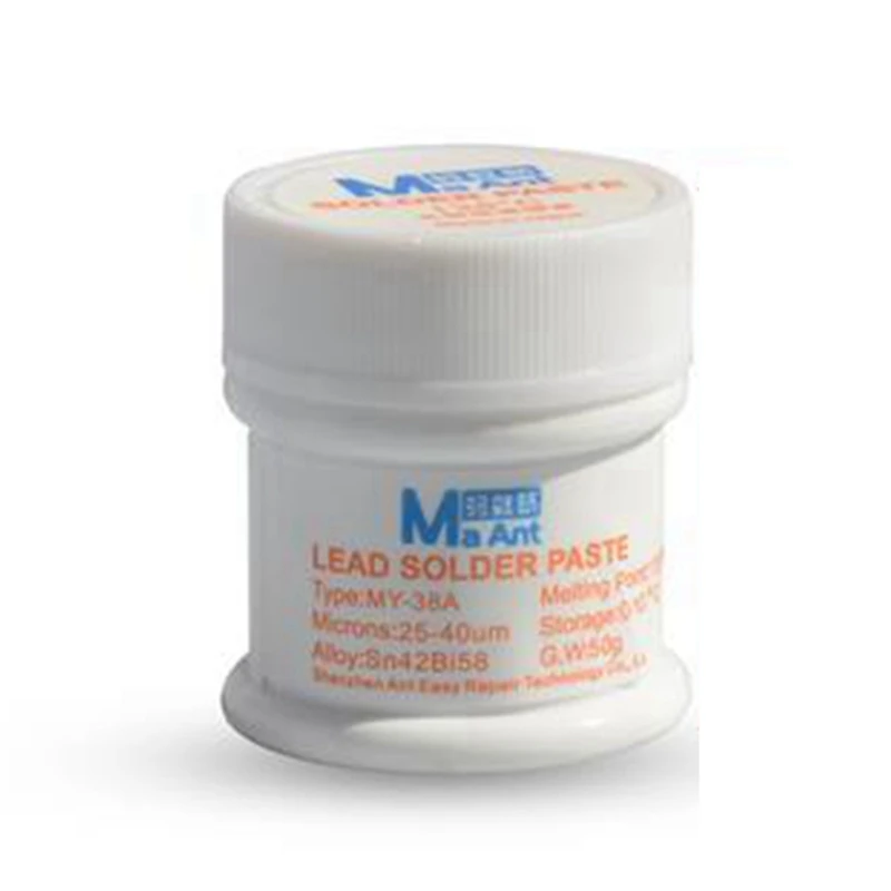 

MA ANT Lead Free Solder Paste Welding Flux For Mobile Phone Microsoldering Repair Motherboard Repair Solder Tools