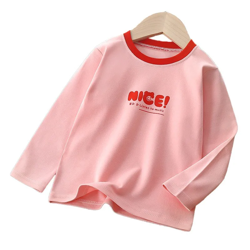 Autumn Winter Kids Top Baby Girls Carrot Cat Tee Baby Boys Long Sleeves Sweater Toddler Infant T-shirt Clothes Sweatshirt D2L