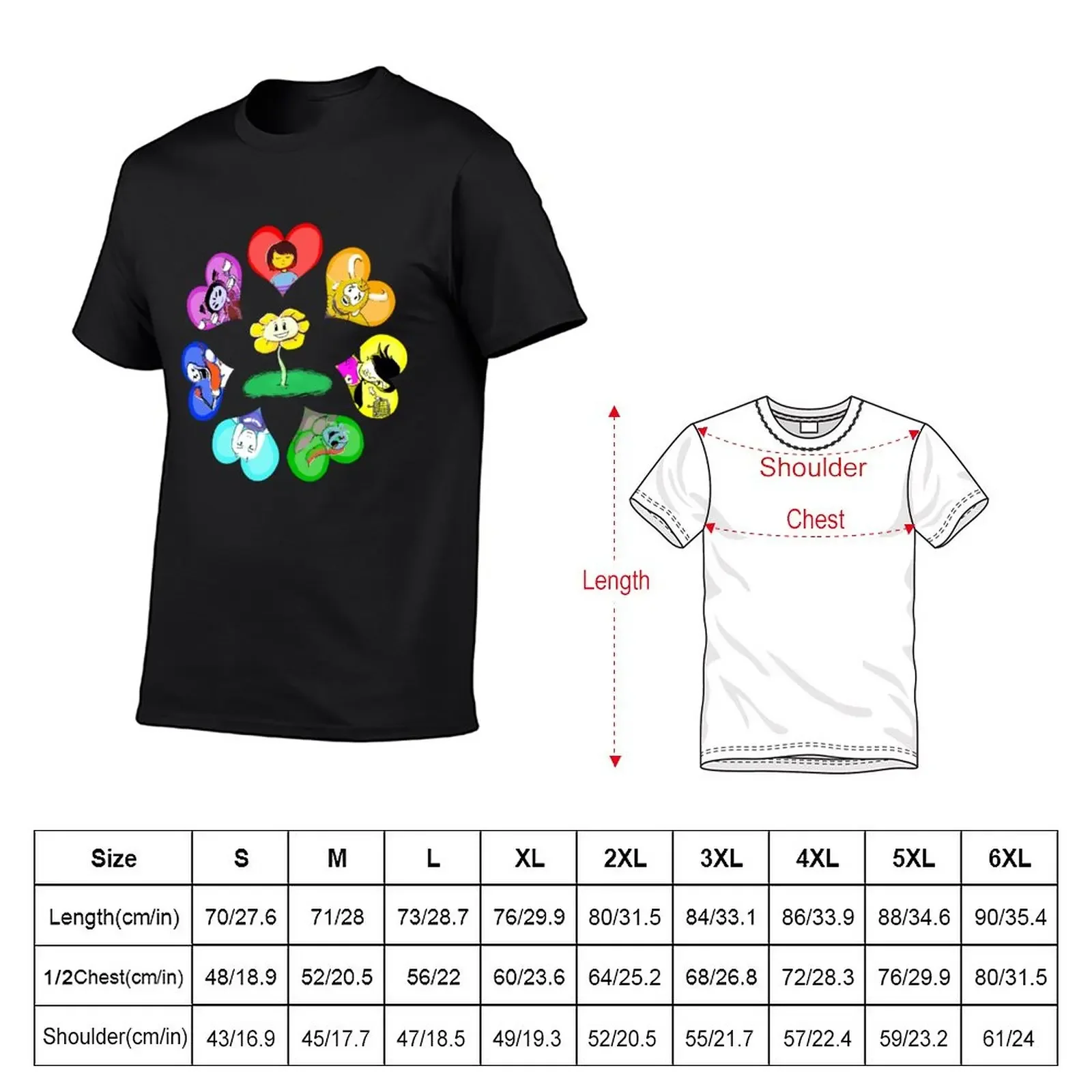 Undertale T-Shirt plus size tops heavyweights summer clothes Men's t-shirt