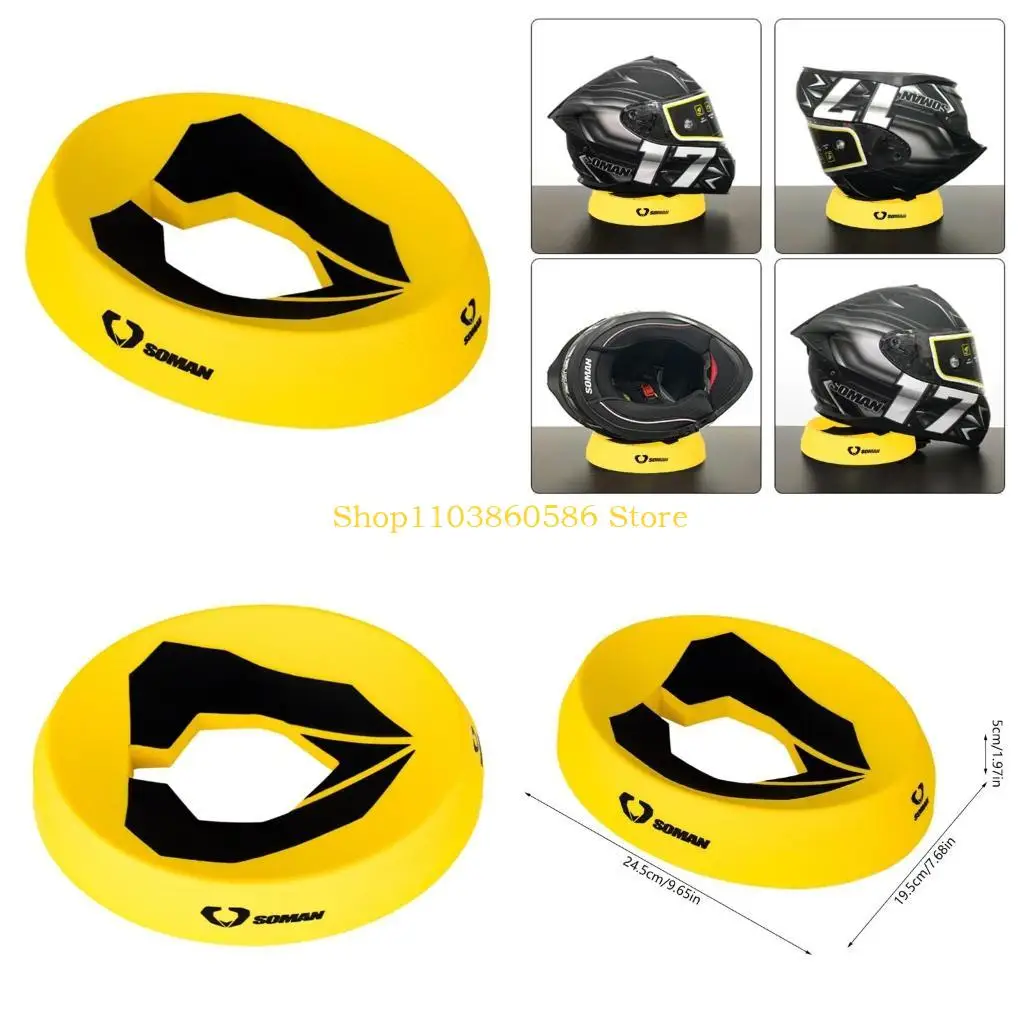 

242A Motorbike Helmet Service Pad Helmet Donuts Rings Scratch Resistant Antiskid Helmet Display Stand,Plastic