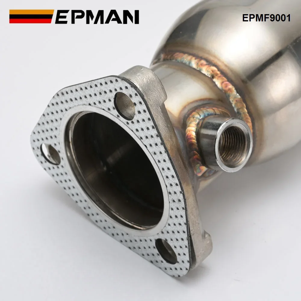 EPMAN Performance Stainless Steel High Flow Exhaust Downpipe Exhaust Test Pipe For Honda Civic CRX For Acura Integra EPMF9001