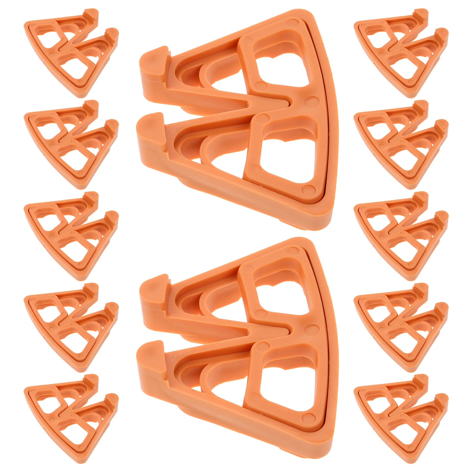 12pçs pés de vaso de plantas, almofadas antiderrapantes para vasos internos, aumenta a drenagem, pés de pote de segurança para plantadores ao ar livre