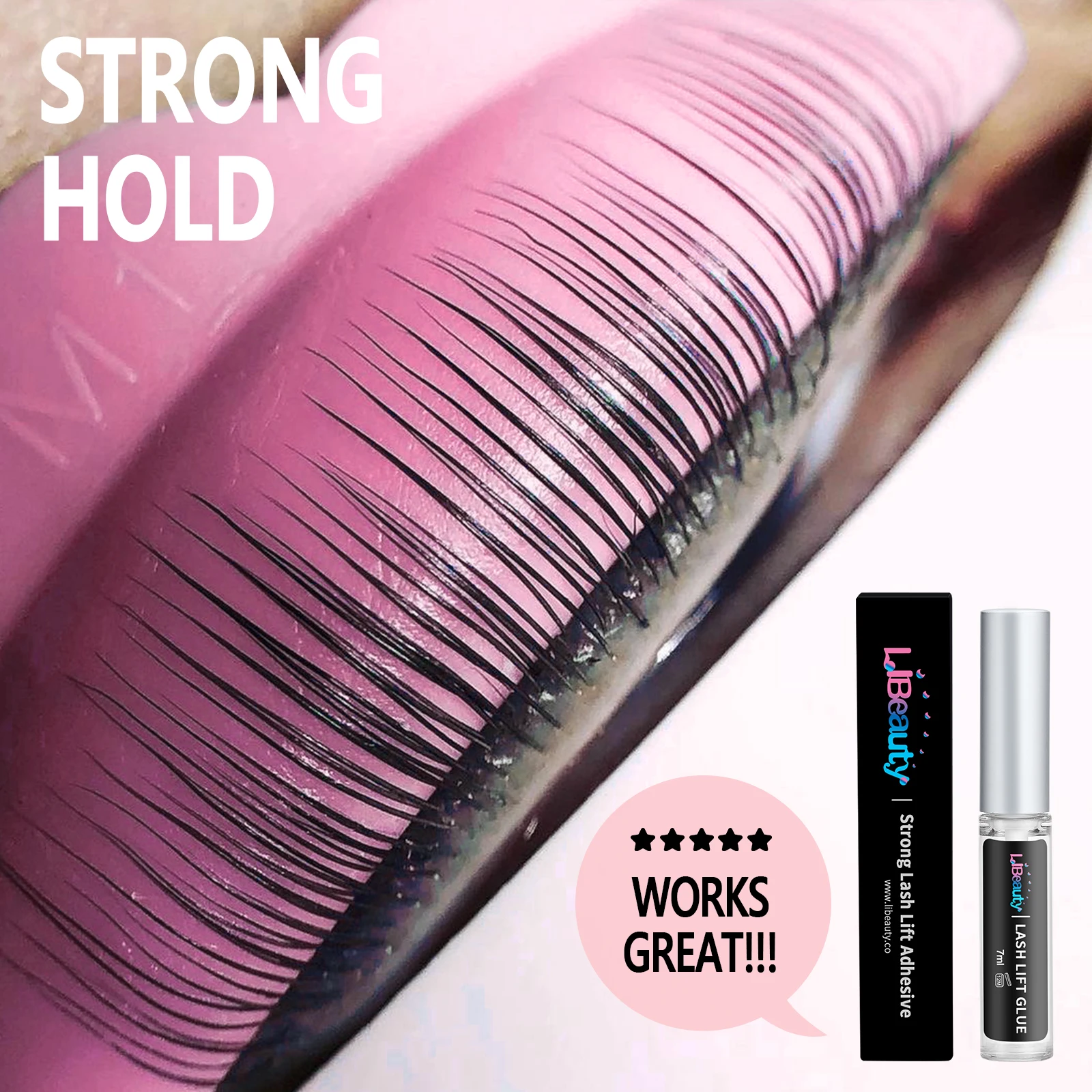 Libeauty 7ml Super Strong Lash Lift Glue Lash Lifting Adhesive Clear Eyelash Lifting Adhesive EyelashLift Glue Makeup Tools