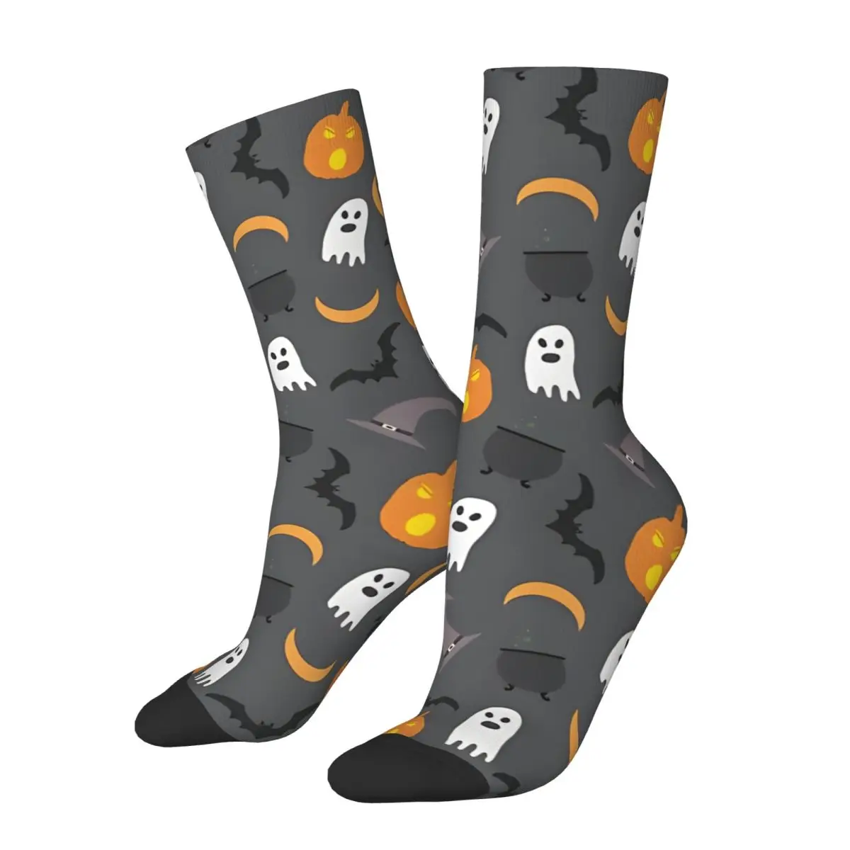 Crazy compression Cute Halloween Pattern 3 Tank A-Line Dress Case Pillow Mug Or Legging Sock for Men Harajuku Quality Crew Sock