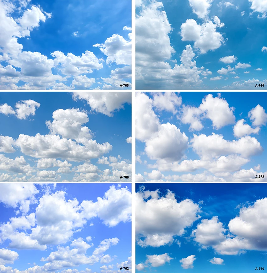 

Blue Sky White Cloud Photography Backdrops Natural Scenic Baby Shower Birthday Party Background Photozone Photocall Photo Studio