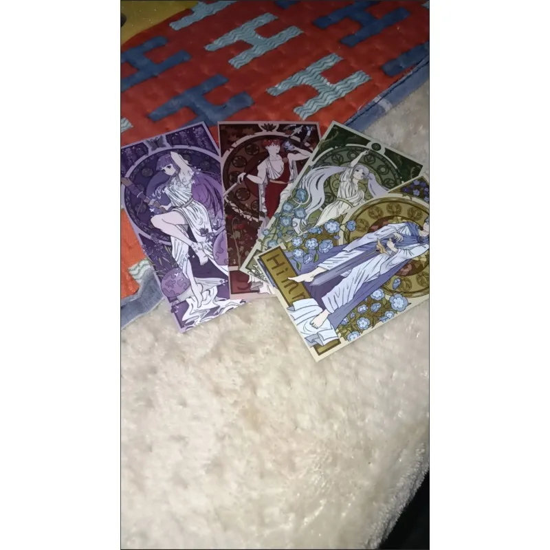 4Pcs/Pack 2025 Retro Cute Anime Merch Fans Collection Character Card Birthday Gift