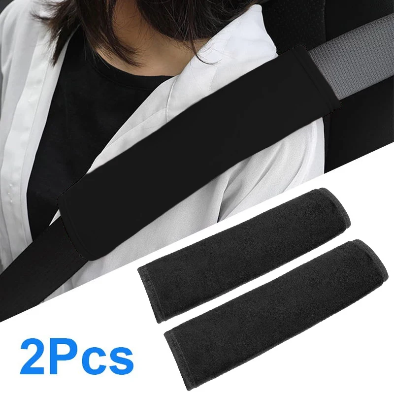 Universal Car Seat Belt Cover Adjustable Plush Car Safety Belt Cover Shoulder Pad for Kids Child Adults Car Interior Accessories