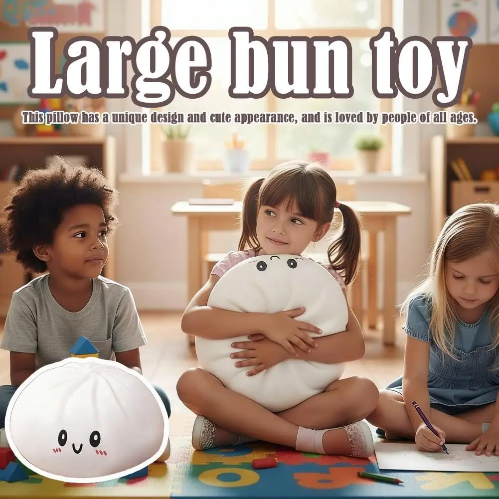 25CM Giant Dumpling Squishy: Jumbo Maltose Stress Ball, Soft Slow Rebound Dough Toy, Sensory Fidget for Anxiety Relief
