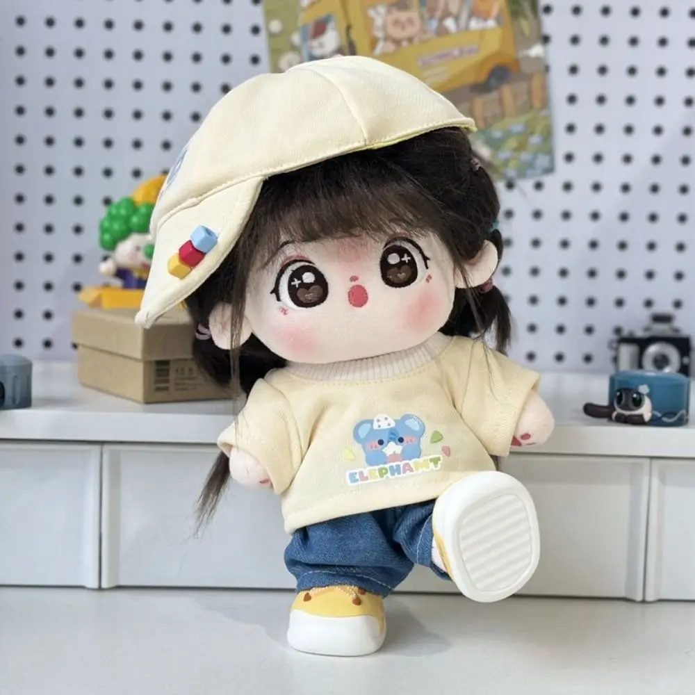 

Hoodie 20cm Cotton Doll Clothes Multi Color Dress Up Cotton Doll Outfit Dress Cute Collection 20cm Doll Flower Dress