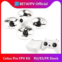 BETAFPV Cetus Pro/Cetus FPV Kit Indoor Racing Drone BNF/RTF Frsky D8 Lite Radio 2 SE Transmitter 5.8G 14DBI VR02 Goggles VTX