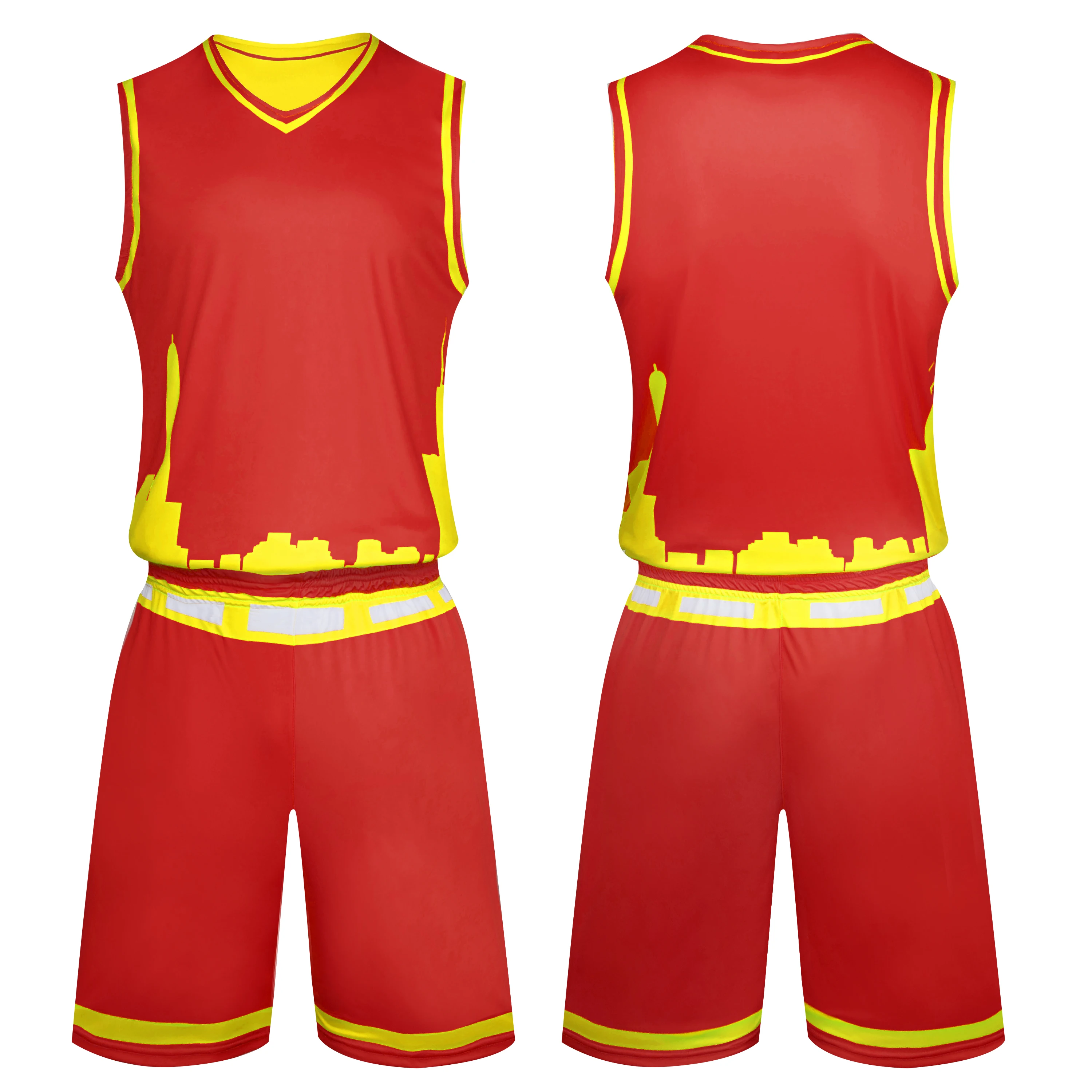 

Full Customized Quick Dry Basketball Jersey Uniforms, Team Sports Shirts For Men