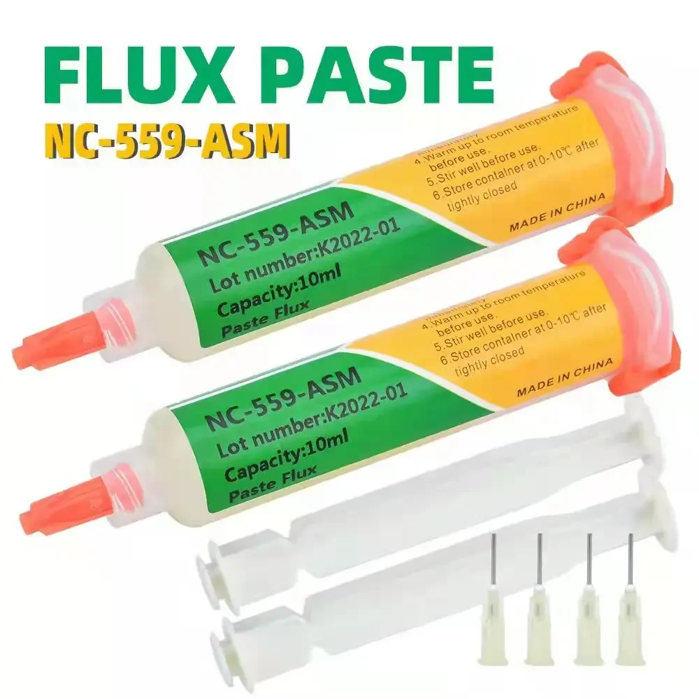 

Flux Paste NC-559-ASM BGA Welding Flux Soldering Syringe Barrel Solder Paste