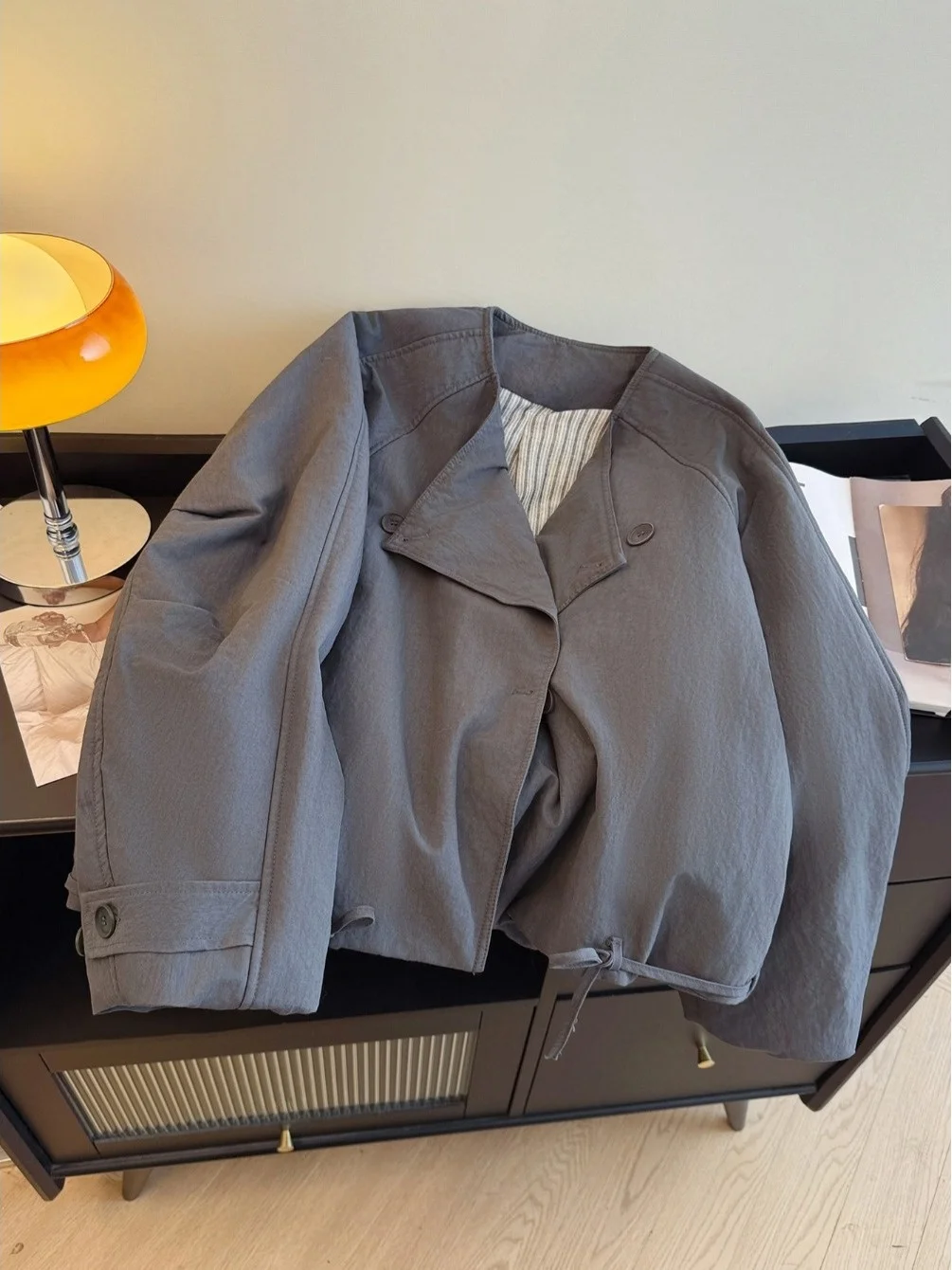 

Ladies' Casual ort Cotton Jaet Warm Fce Lined Loose Fit Winter Outerwear Korean Sle Versatile Cotton Coat Top