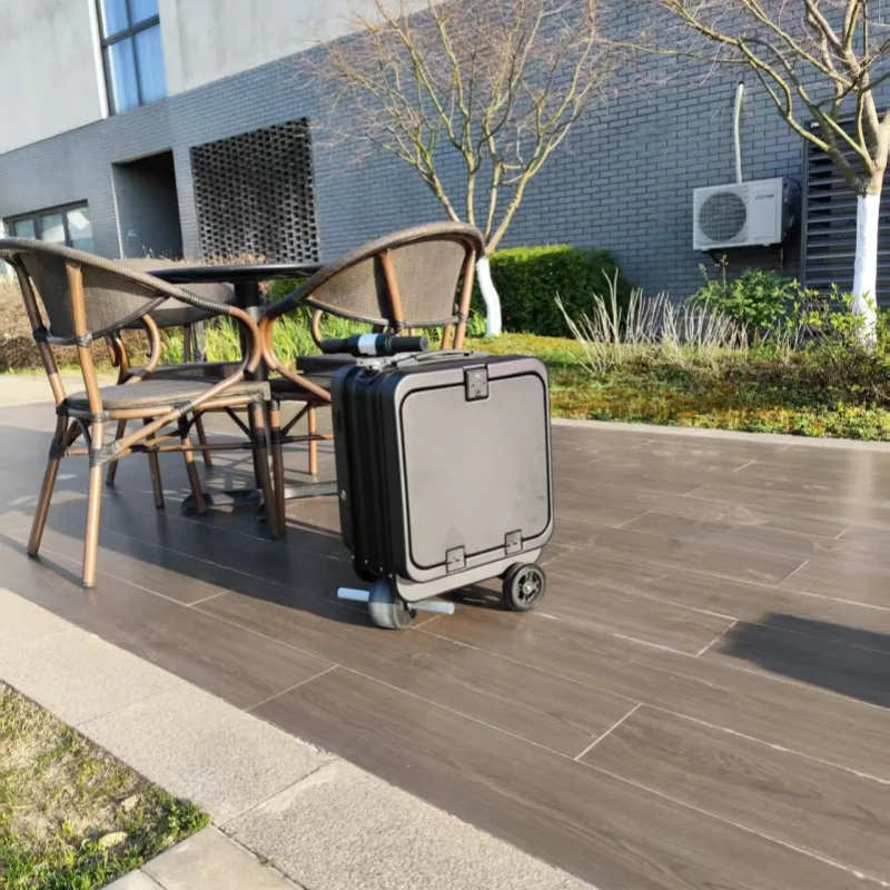 New Electric Cycling Suitcase Multi-functional Aluminum Frame Front Open Suitcase 20-inch Boarding Case Suitcase