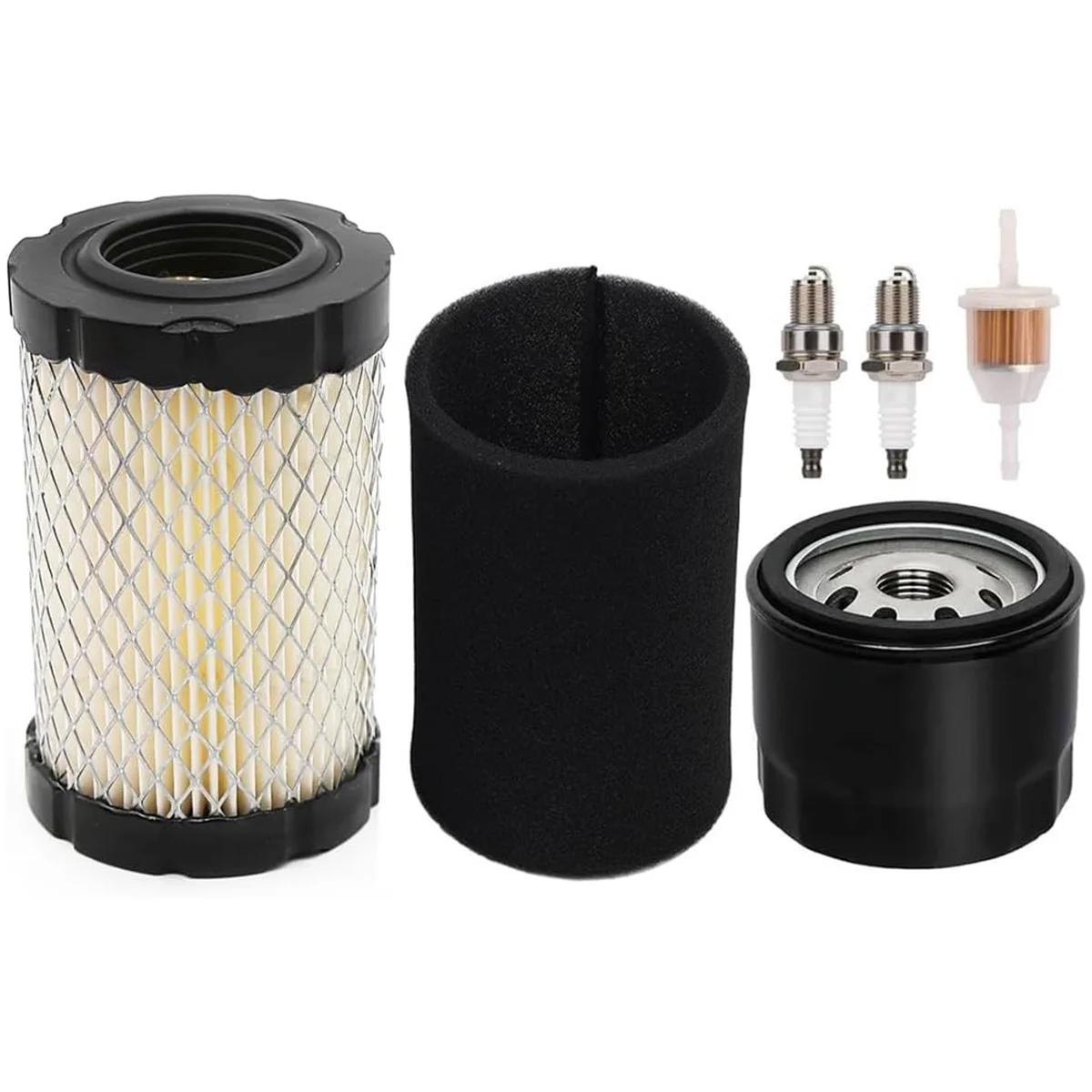 796031 594201 Air Filter Kit for Briggs and Stratton 590825 591334 John Deere D100 D110 D105 D125 D130 D140 MIU14395