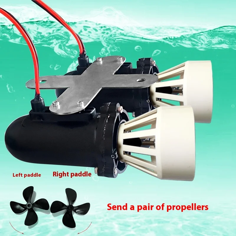 795 Waterproof Motor 12V Underwater Motor-DIY Remote Control Net Pulling Boat Model Bait Boat Parts,Power Propeller,High Torque