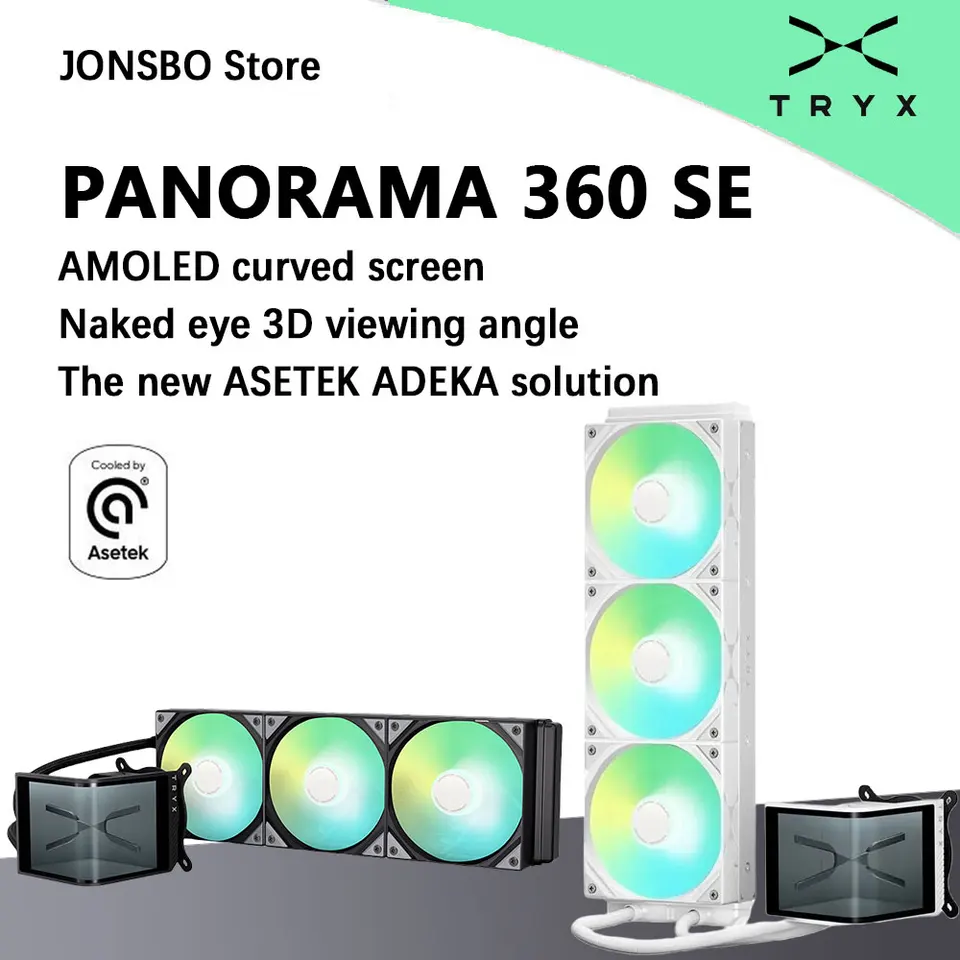 TRYX PANORAMA 360 SE 360MM All-in-one CPU water cooling 6.5-inch