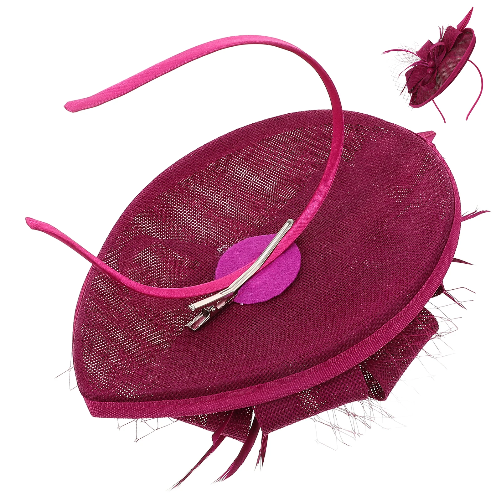 

Цветочная повязка на голову, заколка для волос, винтажные розовые аксессуары в стиле хиппи для выпускного вечера, женские головные уборы, вечерние головные уборы, прочный реквизит для фотосессии